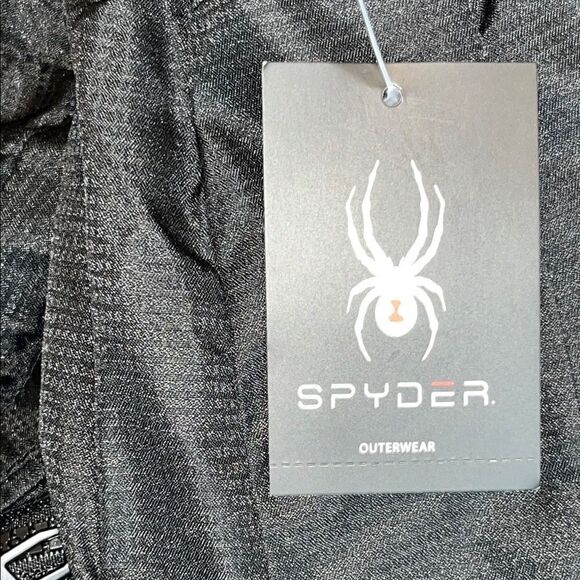 Nwt Spyder Black Utility Parka Jacket with Hood - Picture 11 of 12